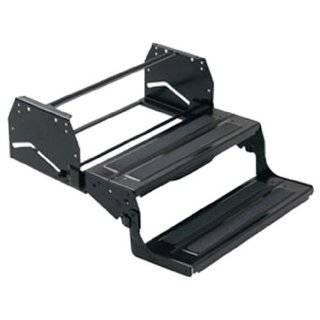   Double RV Folding Scissor Step Camper Trailer Ladder Automotive