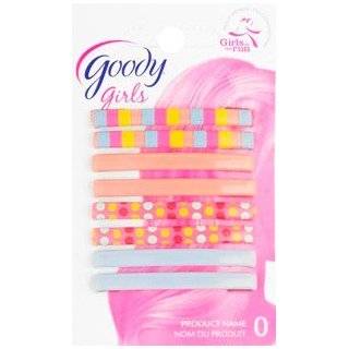 Goody Girls Inline Patterned Stay Tight Barrettes 8ct #02181 Color May 