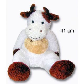 Adorable peluche vache à bouclettes   41 cm   Achat / Vente PELUCHE