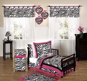 Pink Zebra Print Bedding