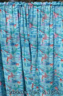 Princess Ariel Little Mermaid Underworld Sea Aqua Custom Drapes Curtains