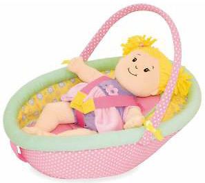 New Manhattan Toy Baby Stella Doll Car Seat Carrier