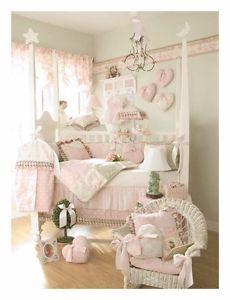 New Glenna Jean Isabella Baby Girl Crib Nursery Bedding 5 PC Set