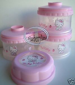 Sanrio Hello Kitty Baby Milk Powder Container Dispenser Formula Babies Feeding