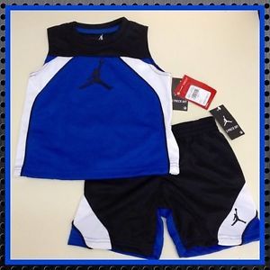 Nike Jordan Size 12M Baby Boys 2pc Short Shirt Set Outfit Clothes Lot