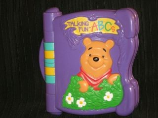 Adorable Winnie The Pooh Electronic Talk ABC's Fun Book Wonderful Teaching Tool