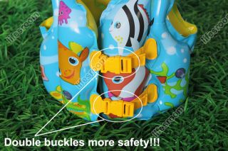 Baby Kids Toddler Inflatable Beach Pool Life Jacket Swim Safe Vest Swimming Aid