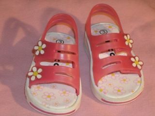 Cute Baby Girls Pink White Sandals Sz 3 by Circo