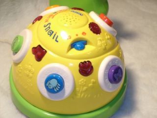 Vtech Little Smart Spin and Grin Snail Adorable Pull Along Spinning Action Toy