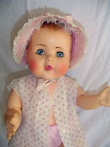 Vintage American Character Toodles Jointed Baby Doll 20" Original Clothing