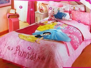New Disney Princess Comforter Bedding Set Twin 6