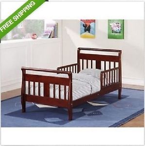 Kids Toddler Bed Childrens Safe Crib Nursery Storage Toys Furniture Bedroom