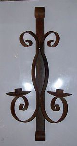 Metal Candle Wall Sconces