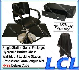 Barber Chair Styling Station Mat Beauty Salon Equipment