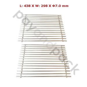 PayandPack BBQ Gas Grill Stainless Steel Cooking Grate Grid 9930 2pk for Weber