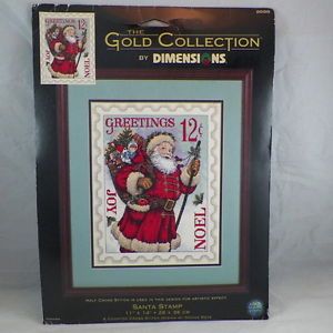  Gold Collection Christmas Sled Stocking Counted Cross