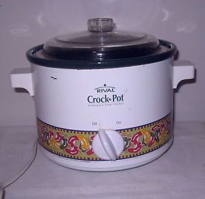 Rival Crock Pot 33511LD-C 5-quart Chrome Slow Cooker w/Little Dipper