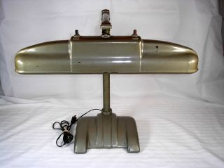 Vintage Industrial Machine Age Adjustable Table Desk Light Lamp