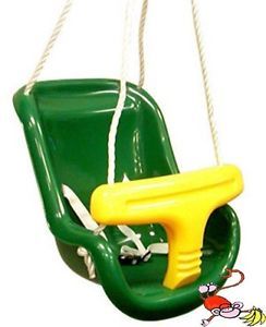 High Back Baby Infant Swing Very Safe Outdoor Playset Swingset