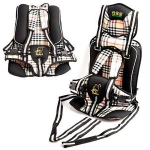 Portable Cream Baby Child Car Safe Safety Seat Cover Booster Harness Cushion
