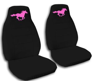 Cool Set Horse Front Car Seat Covers Choose Color Matching Items Available Too