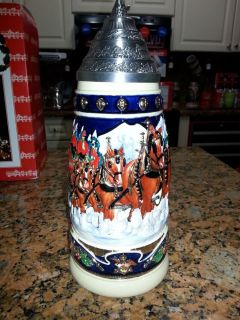 The Budweiser Clydesdales Lidded Stein