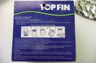 7 Top Fin Fish Tank Aquarium Large Filter Cartridges 20 30 40 60 Gallon Topfin
