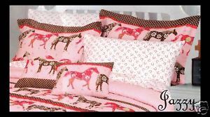New Pink Decorative Pillow Mustang Sally Horse