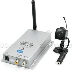 2 4G Hz Wireless Color Security Mini Micro Spy Camera Hidden Cam Complete System