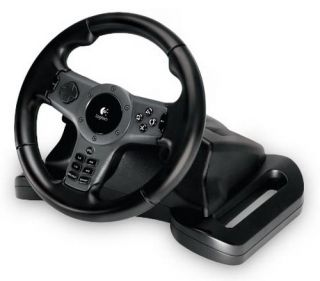 Logitech Driving Force Steering Wheel Wireless PS2 PS3