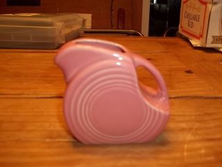 Vintage Fiesta Ware Small Creamer Pitcher Pink or Salmon
