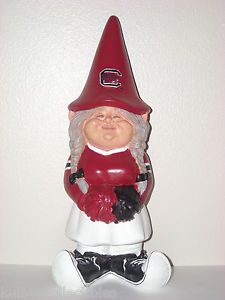 South Carolina Gamecocks Female Garden Gnome Statue Figurine Limited Ed NCAA
