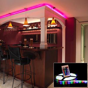 10ft Flexible Multi Color 150 LED Light Strip with Remote Control