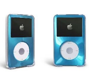 Light Blue iPod Classic Metal Plated Hard Case 80 120 160GB