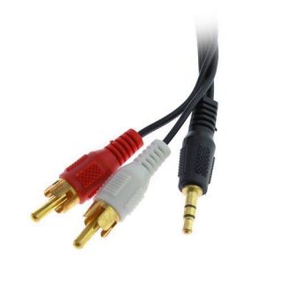 Gold 6 ft High Quality Component RGB Vedio Cable Red Green Yellow 6ft 1 83M