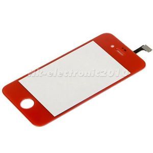 Red Replacement Glass Touch Screen Digitizer Fit for iPhone 4 4G New HLRP