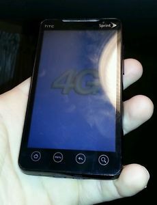 HTC EVO 4G APA9292 Sprint Touch Screen Camera Phone Port Malfunction Read