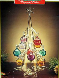 Crystal Art Glass Christmas Tree