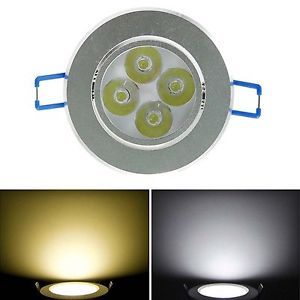 12W 4X3W Dimmable Epistar CREE LED Recessed Ceiling Panel Down Lights Bulb