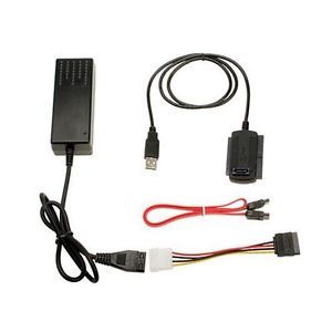 USB 2 0 to IDE SATA s ATA 2 5 3 5 HD HDD Hard Drive Adapter Cable AC Power Cord