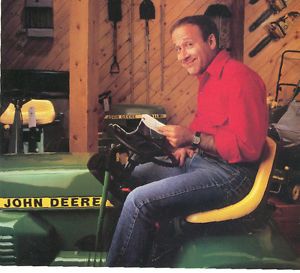 Vintage Ad 1985 John Deere Lawn Garden Mower Tractor Happy Owner