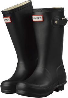 Hunter Original Girls Boys Welly Boot Rain Wellington Boots Black Assorted Sizes