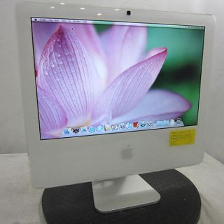 Apple iMac 17" Intel Core Duo 1 83GHz 512MB 250GB DVD RW WiFi OSX 10 6 MA199LL