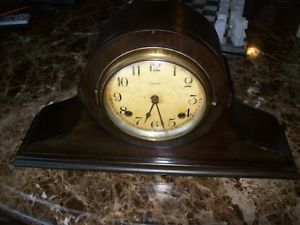 Antique Ansonia Camel Back Mantle Clock