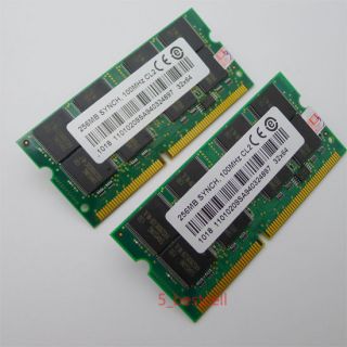 New 512MB 2x256MB PC100 144pin 100MHz for Dell Inspiron 4000 Memory RAM
