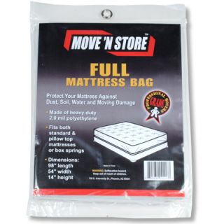 Full Mattress Bag 98x54x14" 2 0 Mil Plastic Storage Bag for Moving and Storage