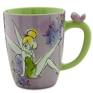 Disney Tink Tinkerbell Ceramic Fairy Cup Tinker Bell Coffee Mug Cute Gift