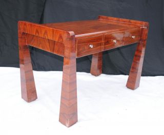 Rosewood Art Deco Desk 1920s Office Furniture Writing Table