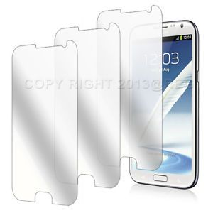 3pcs Mirror LCD Screen Protector Cover Guard Shield for Samsung Galaxy Note II 2