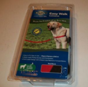 PetSafe Easy Walk Dog Harness Large Black and Red